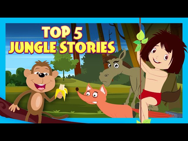 Top 5 Jungle Stories | English Stories for Kids | Tia & Tofu | Bedtime Kids Stories