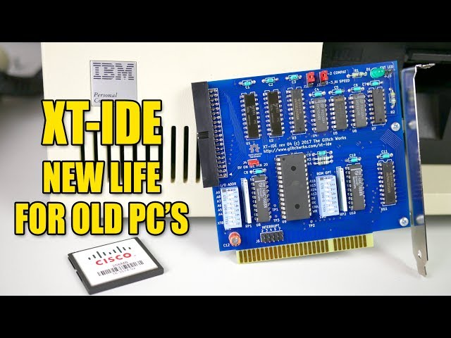 Flash storage for classic PC's - building an XT-IDE kit!