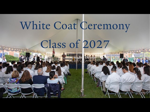 White Coat Ceremony Class of 2027 - Yale School of Medicine