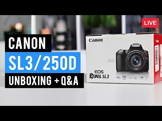 Canon SL3 (250d) Unboxing + Q&A - LIVE