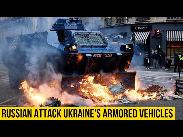 DPR units destroyed Ukrainian armored vehicles with the help of ATGMs.