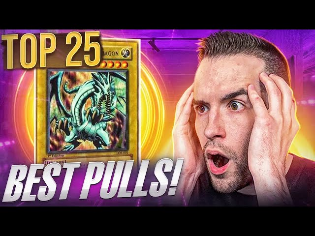 My Top 25 BEST Yugioh Card Pulls EVER RECORDED!