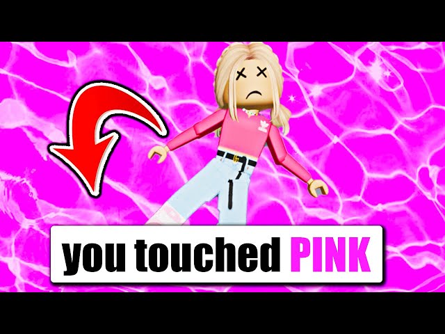 BROOKHAVEN, BUT I CAN'T TOUCH THE COLOR PINK! | JKREW GAMING