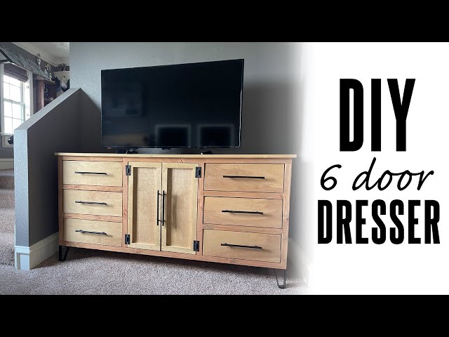 DIY 6 Drawer Dresser