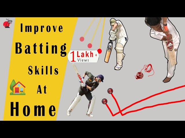 How to Improve Batting Skills at Home During Lockdown | Batting Drills at Home | CricketBio