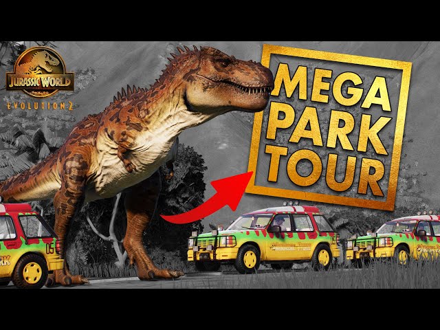 This MASSIVE JURASSIC PARK Deserves My BIGGEST TOUR EVER | Jurassic World Evolution 2 Park Tour
