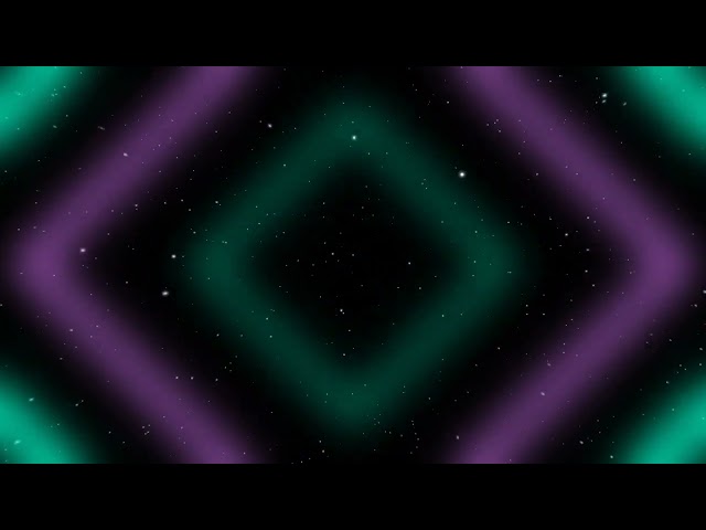 Purple Teal Diamond Space Loop - 2 Hours No Sound