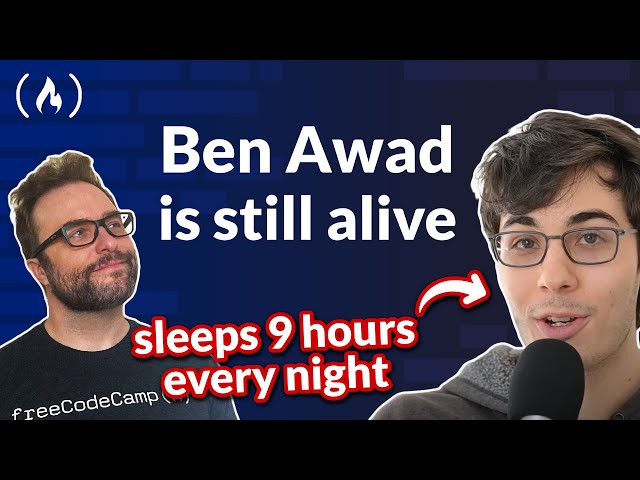 Ben Awad is a GameDev Who Sleeps 9 hours EVERY NIGHT to be Productive [Quincy Interviews him #121]