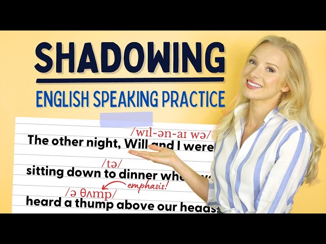 English Speaking Practice - Speak with me! (Shadowing Method)