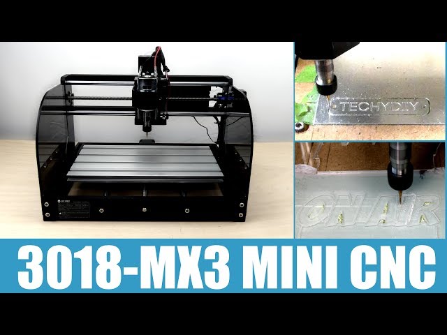 Sainsmart Genmitsu 3018-MX3 Mini Cnc Build, Test & Review