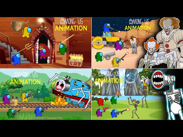 Among Us Animation vs. Thomas The Train.EXE, Great Mother Megaphone, The Smile Room, Siren Head EP29