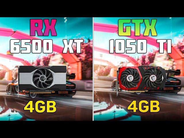 RX 6500 XT vs GTX 1050 Ti - 8 Games Test