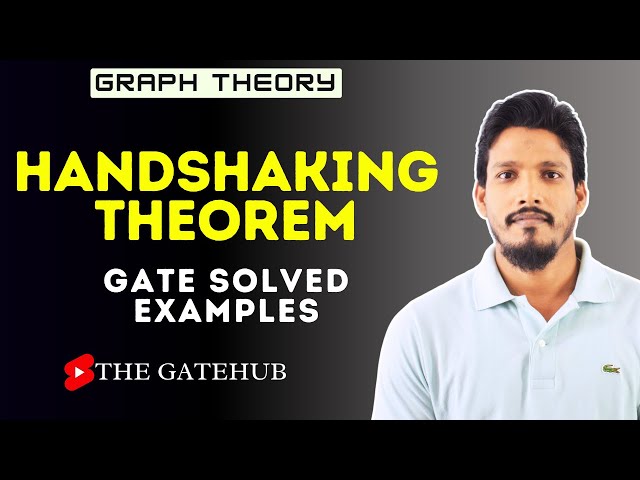 Handshaking Theorem GATE Solved Examples | GATECSE | Graph Theory