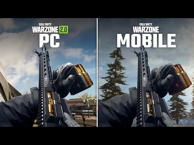 Warzone Mobile VS Warzone 2.0 PC | Side by Side Comparison | Call of Duty Warzone Mobile VS PC
