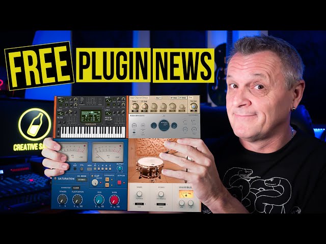 FREE PLUGIN NEWS | Voxengo Stereo Touch |Rough Rider 3 | SnareBuzz 2.0 | Hercules V2 | GSat+
