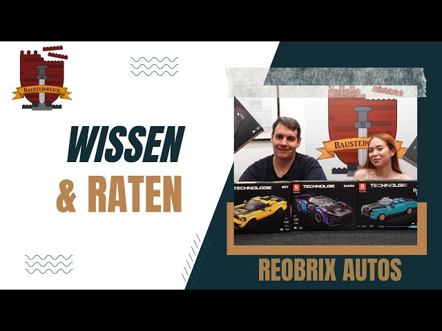 Fast alle Reobrix  Autos mit 8 Noppen Breite im Bausteinreich