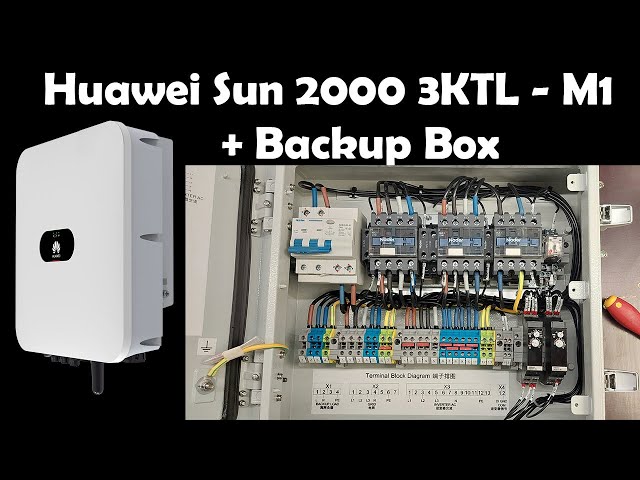 Huawei Wechselrichter Eigene Backup Box selber bauen? Sun2000 3KTL + Backup Box  Notstrom! Unboxing