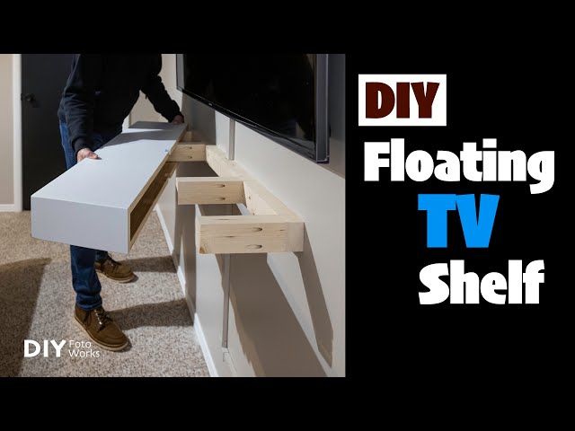 Floating TV Shelf DIY I 4K