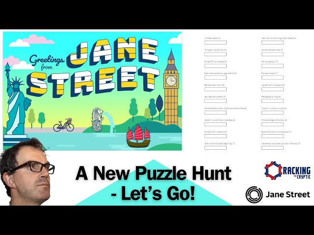 A New Puzzle Hunt From Jane Street!