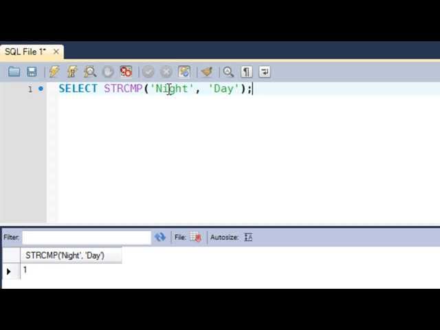 SQL Tutorial - 44: REVERSE() & STRCMP() Functions