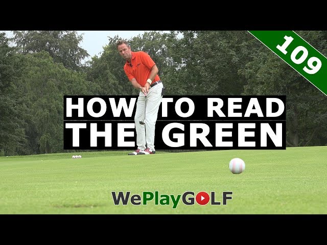 Golf tip: This is how you can read a SLOPED GREEN -  Green Reading for good putts!