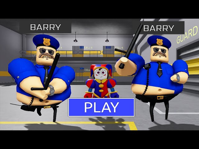 HARD MODE BLUE BARRY'S PRISON RUN V2 And BECAME a BARRY COP FULL GAME #roblox