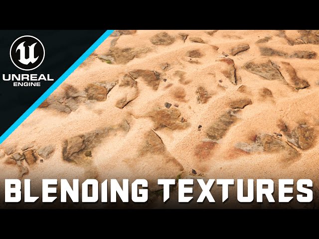 Landscape Blend Textures with Displacement Unreal Engine 5.3