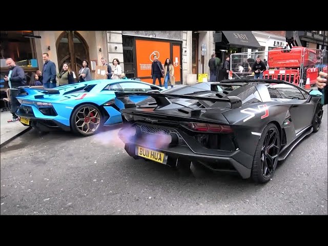 GINTANI Lamborghini Aventador SVJ Insane Sounds in London!!!