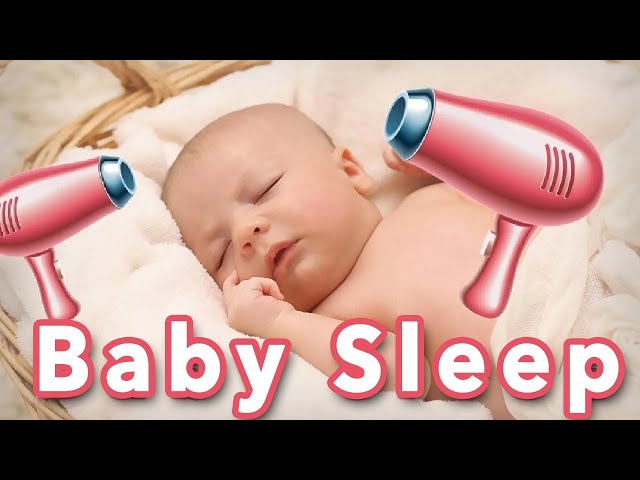 120min - baby hair dryer sound to fall asleep | Hair dryer for babies / hair dryer to sleep