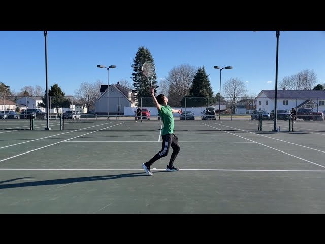 Schenck Wolverines VS Washington Academy: Schenck High School Tennis Season 2024