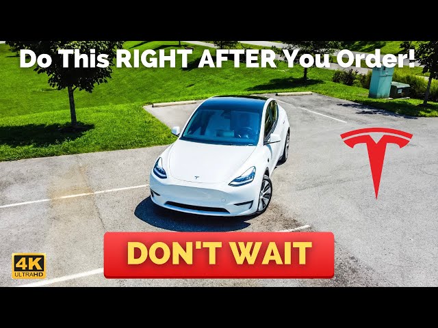 10 Things to do IMMEDIATELY After Ordering/Delivery of Your TESLA!