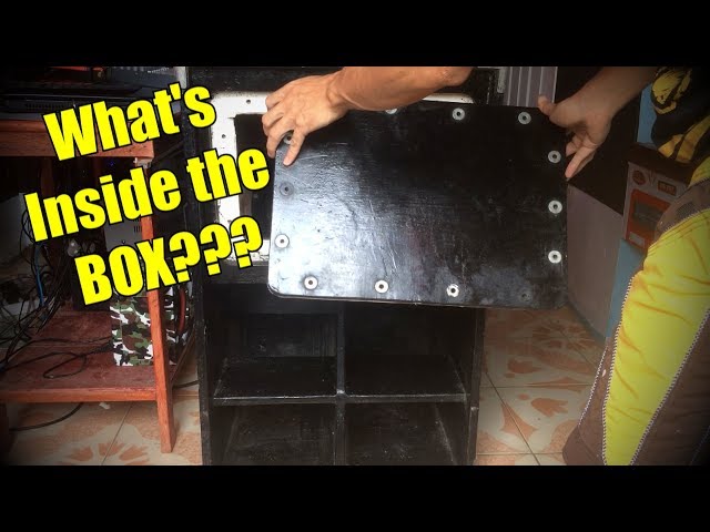 DIY MCV 15 Internal Chamber - Instrumental Subwoofer Tapped Horned Box - Whats Inside?
