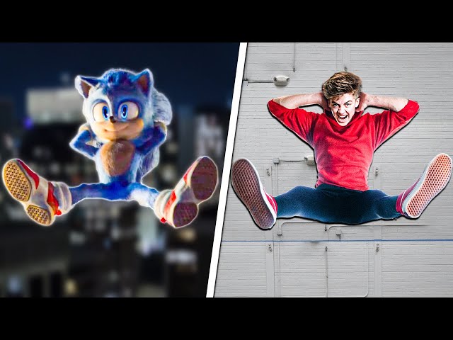 Sonic the Hedgehog Stunts In Real Life! - Challenge