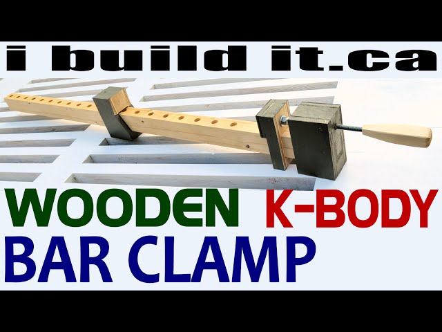 How To Make A Wooden Bar Clamp (Free Plans)