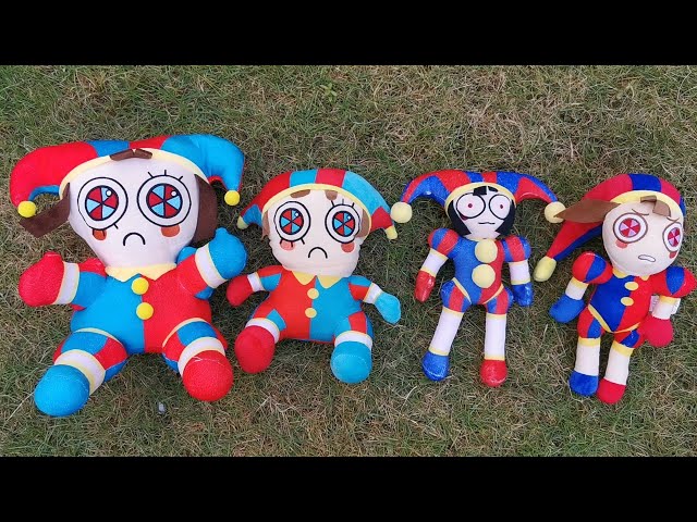 Unboxing and Comparing 4 Different Pomni Plushies from The Amazing Digital Circus!