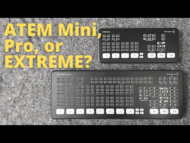 Which Blackmagic ATEM Mini is Right For You?