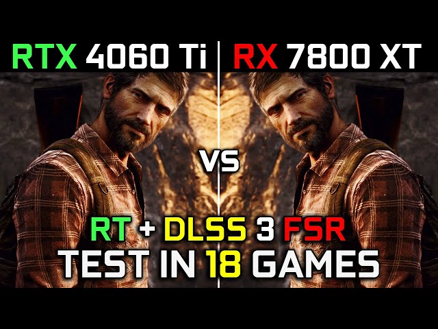 RTX 4060 Ti vs RX 7800 XT | Test in 18 Games | 1440p | How Big Is The Difference? 🤔 | 2024