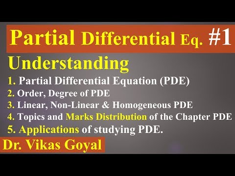 Formation of Partial Differential Equations