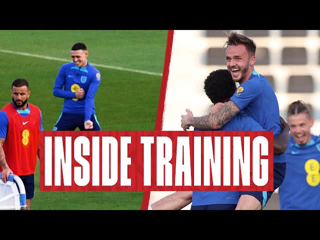 🤩 Foden's Insane Back Heel Goal, GK's on FIRE & Intense Attack v Defence | Inside Training | England