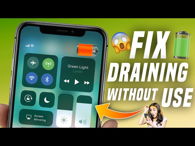 iPhone Battery Draining Without Use | How To Fix iPhone Battery Draining Fast Without Use |