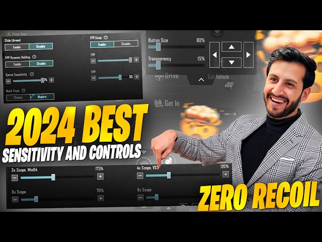 Every PUBG Players Need This 🤯 !!! 2024 Best Sensitivity And Controls | MK Gaming