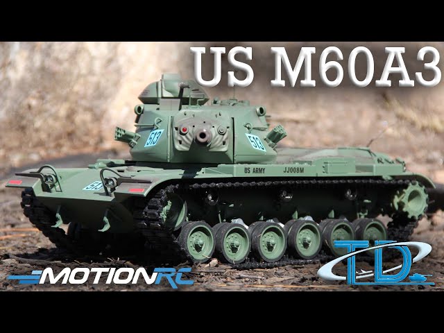 Tongde US M60A3 1/16 Scale RC Battle Tank Overview | Motion RC