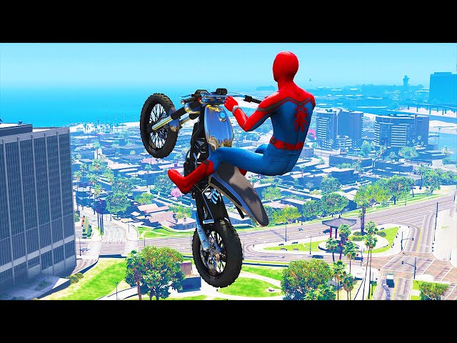 Spider-Man Crazy Jumps in GTA 5