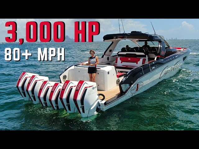 2024 CIGARETTE 52' THUNDER Sea Trial & Full Tour Fast Performance Racing Boat