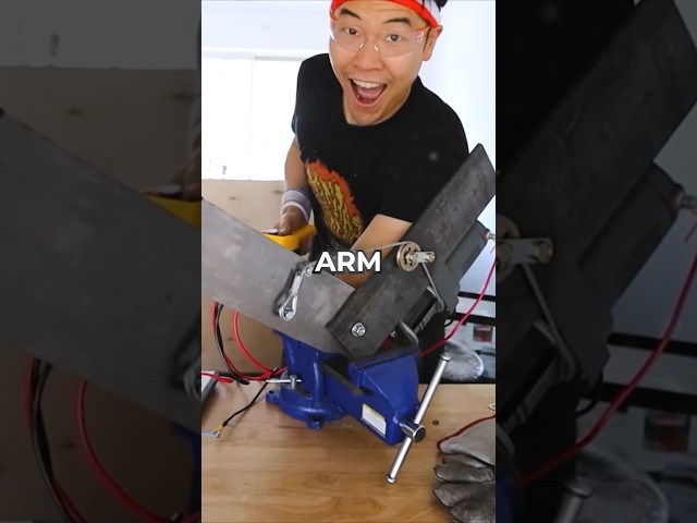 He Built a Robot Arm To Beat Arm Wrestlers