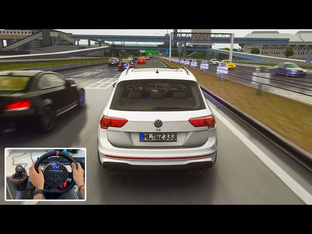 INSANE 369 HP Volkswagen Tiguan R - Assetto Corsa | Steering Wheel Gameplay