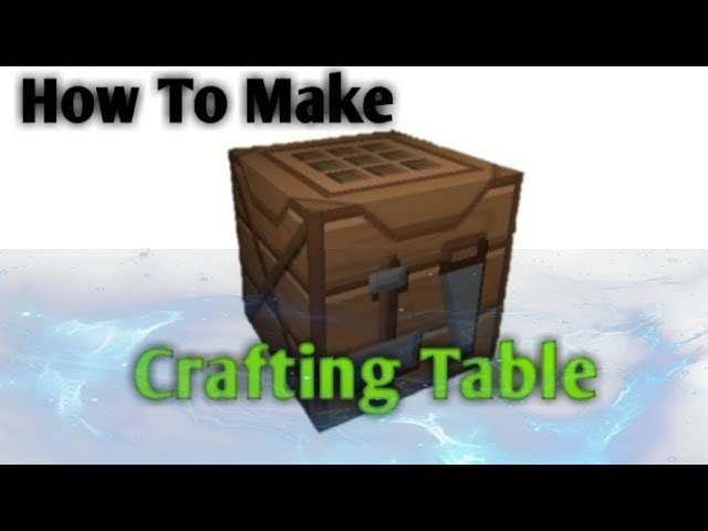 How To Make Crafting Table In | SkyBlock (Blockman GO)