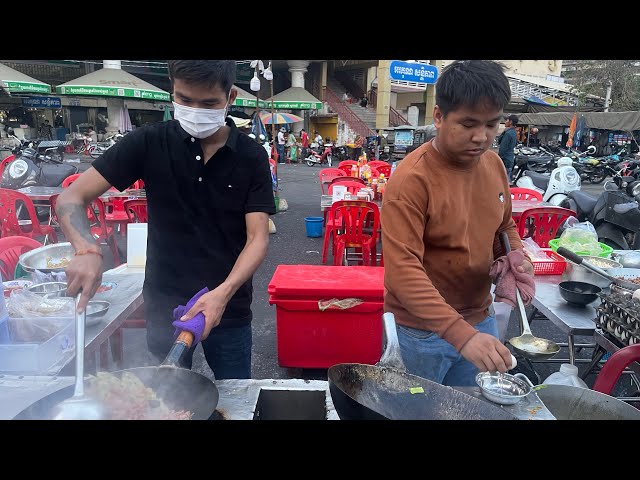 Amazing Street Cooking Performance!! Cambodian Popular Street food | khmer street food