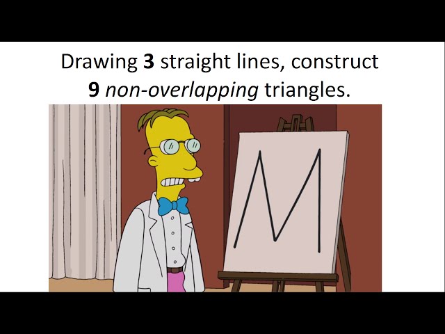 HARD Geometry Puzzle In The Simpsons