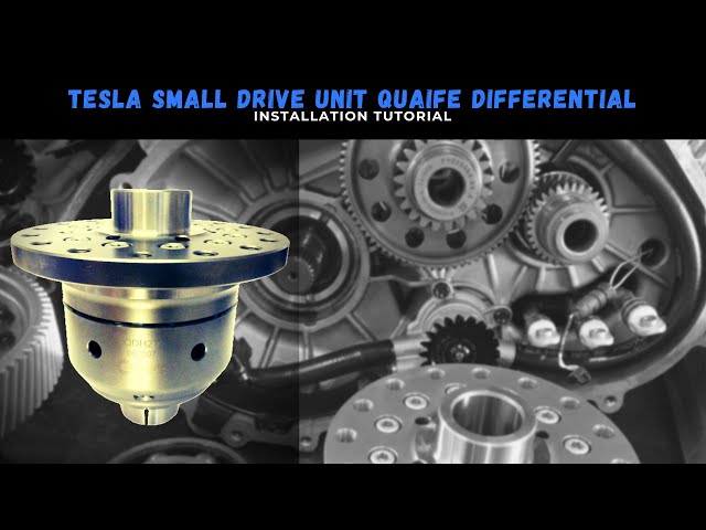 Tesla Small Drive Unit Quaife Differential Fitting Guide Zero EV